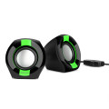Astrum 2.0CH USB Powered Speakers - SU105 Green