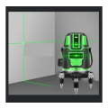 5 Level Laser Line 3D Green Beam
