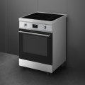 Smeg 60cm Classic Full Electric Cooker, Induction , Touch Control - C6IMXT2