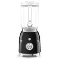 Smeg Black Retro Table Blender~ 800w ~ 1.5lt Jug ~4 Levels ~ 3 Pre-set Prog - BLF03BLSA