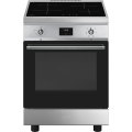Smeg 60cm Classic Full Electric Cooker, Induction, Touch- C6IMXT2