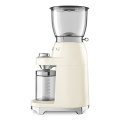 Smeg Cream Retro Conical Burr Coffee Grinder ~150w ~ 350g Bean Container ~ 30 Grinding Levels - C...