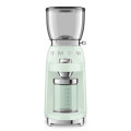 Smeg Pastel Green Retro Conical Burr Coffee Grinder~150w ~ 350g Bean Container ~ 30 Grinding Leve...