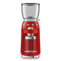 Smeg Red Retro Conical Burr Coffee Grinder~150w ~ 350g Bean Container ~ 30 Grinding Levels - CGF0...