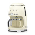 Smeg Cream Retro Filter Coffee Machine~ 10 Cup ~ 1050w ~1.4lt ~ 40min Keep Warm - DCF02CRSA/EU
