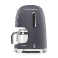 Smeg Slate Grey Retro Filter Coffee Machine~ 10 Cup ~ 1050w ~1.4lt ~ 40min Keep Warm - DCF02GRSA/EU