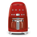 Smeg Red Retro Filter Coffee Machine~ 10 Cup ~ 1050w ~1.4lt ~ 40min Keep Warm - DCF02RDSA/EU