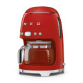 Smeg Red Retro Filter Coffee Machine~ 10 Cup ~ 1050w ~1.4lt ~ 40min Keep Warm - DCF02RDSA/EU