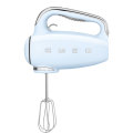 Smeg Pastel Blue Retro Hand Mixer~ 250w~ 3 Beater Attachments ~9 Levels~ LED Display - HMF01PBSA