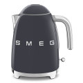 Smeg Slate Grey Retro Electric Kettle~ 1.7 Litre ~ 2400w ~ Rapid Boil Technology - KLF03GRSA