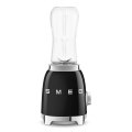 Smeg Black Retro Personal Blender~ 300w ~ 2 x 600ml Tritan Bottles ~2 Speeds ~ Press to Blend - P...