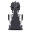 Smeg Grey Retro Full Colour Kitchen Machine ~800w ~ 4.8lt Bowl ~ 10 Speed ~ Smooth start - SMF03GRSA