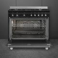 Smeg 90cm Classic Full Gas Cooker Black- SSA91GGBL2