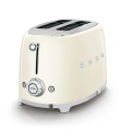 Smeg Cream Retro 2 Slice Toaster~ 950w ~ 36mm Wide ~ 6 Levels ~ 3 Pre-set - TSF01CRSA