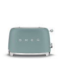 Smeg Emerald Green Matt Retro 2 Slice Toaster~ 950w ~ 36mm Wide ~ 6 Levels ~ 3 Pre-set - TSF01EGMEU