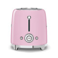 Smeg Pink Retro 2 Slice Toaster ~ 950w ~ 36mm Wide ~ 6 Levels ~ 3 Pre-set - TSF01PKSA