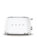 Smeg White Retro 2 Slice Toaster ~ 950w ~ 36mm Wide ~ 6 Levels ~ 3 Pre-set - TSF01WHSA