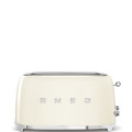 Smeg Cream Retro 4 Slice Toaster ~ 1500w ~ 36mm Wide ~ 6 Levels ~ 3 Pre-set - TSF02CRSA