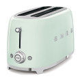 Smeg Pastel Green Retro 4 Slice Toaster ~ 1500w ~ 36mm Wide ~ 6 Levels ~ 3 Pre-set - TSF02PGSA/EU