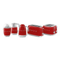 Smeg Red Retro 4 Slice Toaster ~ 1500w ~ 36mm Wide ~ 6 Levels ~ 3 Pre-set - TSF02RDSA