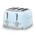 Smeg Pastel Blue Retro 4 Slice Square Toaster~ 1500w ~ 36mm Wide ~ 6 Levels ~ 3 Pre-set - TSF03PBSA