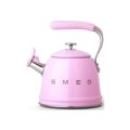Smeg  Pink 2,3lt Whistling Kettle ~ 20cm Base ~ Gas / Induction / Ceran - CKLW2001PK