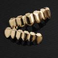 Teeth Grillz Hip Hop Classic Gold Plated Upper &amp; Lower Grillz