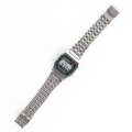 Retro Classic Design Steel Digital Wristwatch (silver)