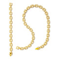 Cuban Iced CZ Diamond Necklace & Bracelet Set (gold)