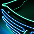 LED Lighting Neon DJ Party Sunglasses (Blue & Green)