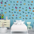 Butterfly wall stickers for kiddies room wall (32-sticker set)