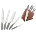 Berlinger Haus  6 Pieces Stainless Steel Kikoza Collection Knife Set + Stand (READ THE DESCRIPTION)