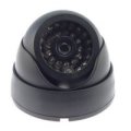 Dummy CCTV Dome Camera - Black