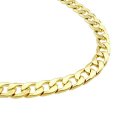 Passage 7 Copper 18K Real Gold Plated Curb Chain Hip-Hop Necklace USA Made 24 Inch-9MM Wide MANS Je