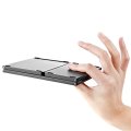 Folding Bluetooth Keyboard, Rechargeable Portable BT Wireless Foldable Mini Keyboard with Touchpad