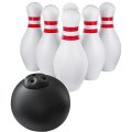 Greenco Giant Inflatable Bowling Set Outdoor and Indoor, Includes a Huge Ball 17" inch Diameter and