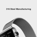 Latband Magnetic iWatch Bands Compatible with Apple Watch 38mm 40mm 42 mm 44mm Stainless Steel Me...