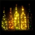 LED Bottle String Lights Cork Shaped  Warm White