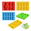Silicone Candy Molds Chocolate Tray - Ice Cube Molds Building Blocks and Robots for Lego Lovers, Ca