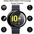 Waterproof 3D Full Coverage Screen Protector for SAMSUNG Galaxy Active 2 Smart Watch