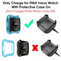 Fitbit Versa Case Plus Charger [3+1 Pack], Exclusive Charging Dock Stand Compatible Fitbit Versa Sma
