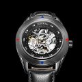 KRONEN & SOHNE Automatic Skeleton FULL BLACK EDITION Watch NEW w/ box, papers