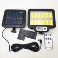 12 COB LED Bright White Solar Light With Solar Panel & Motion Sensor