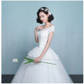 white  ball gown lace wedding dresses