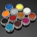 12 Colors Acrylic Nail Art Tips Glitter Powder Dust