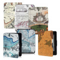 Retro World Map Pattens PU Leather Case Cover Skin For Amazon Kindle Paperwhite