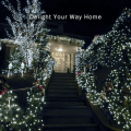 1 Pack String Lights Fairy Lights Solar 20m- LED Bulbs Christmas Lights - White
