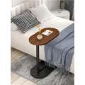 C Shaped Side Table, Modern C Shaped End Table for Small Spaces, Small Couch Side Tables