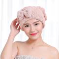 Elastic Hair Drying Cap For Women-21593 PINK