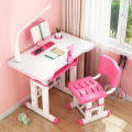 AdjusTable Kids Learning Study Table Desk and Chair Set with Storage Reading Holding Panel